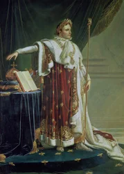 Portrait of Napoleon I in his Coronation Robes